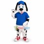 Lovely Spotted Dog Mascot Adult Costume 