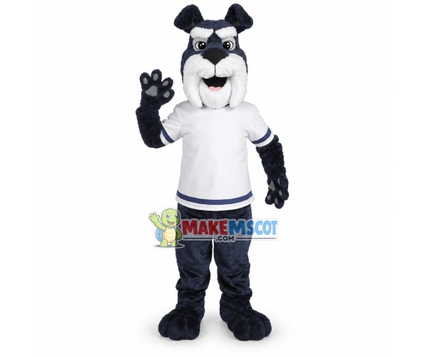 Lovely Blue Terrier Dog Mascot Costume Lovely Blue Terrier Dog Mascot Costume
