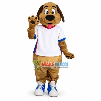 Lovely Happy the Dog Mascot Costume 