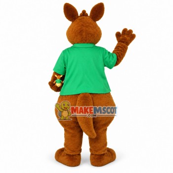 Lovely Brown Kirby Kangaroo Mascot Costume Lovely Brown Kirby Kangaroo Mascot Costume