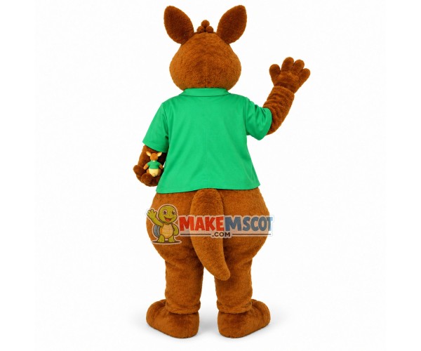 Lovely Brown Kirby Kangaroo Mascot Costume Lovely Brown Kirby Kangaroo Mascot Costume