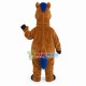 Brown Horse With Blue Mane Mascot Costume Brown Horse With Blue Mane Mascot Costume