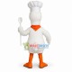 Chef White Duck Mascot Costume Chef White Duck Mascot Costume