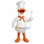 Chef White Duck Mascot Costume 