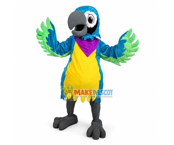 Margaritaville Parrot Mascot Costume Margaritaville Parrot Mascot Costume