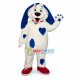 Lovely Blue Spotted Dog Mascot Costume 