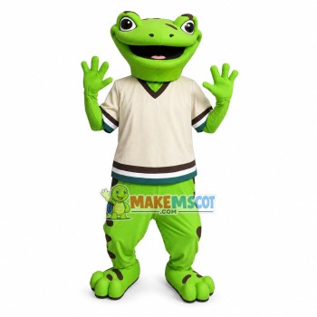 Leopard Frog Mascot Adult Costume 