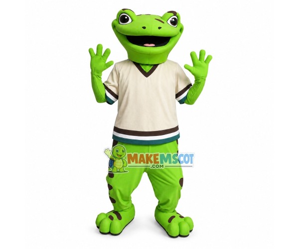 Leopard Frog Mascot Adult Costume Leopard Frog Mascot Adult Costume