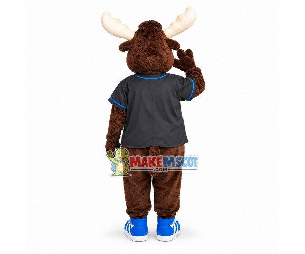 Lovely Baseball Moose Mascot Costume Lovely Baseball Moose Mascot Costume