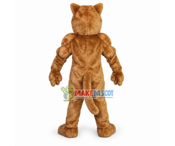 Howling Power Cougar Mascot Costume Howling Power Cougar Mascot Costume