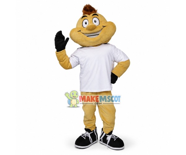 College Beige Scorpion Mascot Costume College Beige Scorpion Mascot Costume