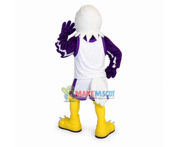 University Purple Eagle Mascot Costume University Purple Eagle Mascot Costume