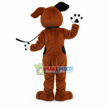 Lovely Brown Dog Mascot Costume Lovely Brown Dog Mascot Costume