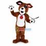 Lovely Brown Dog Mascot Costume 