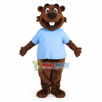 Canadian Beaver Mascot Adult Costume Canadian Beaver Mascot Adult Costume