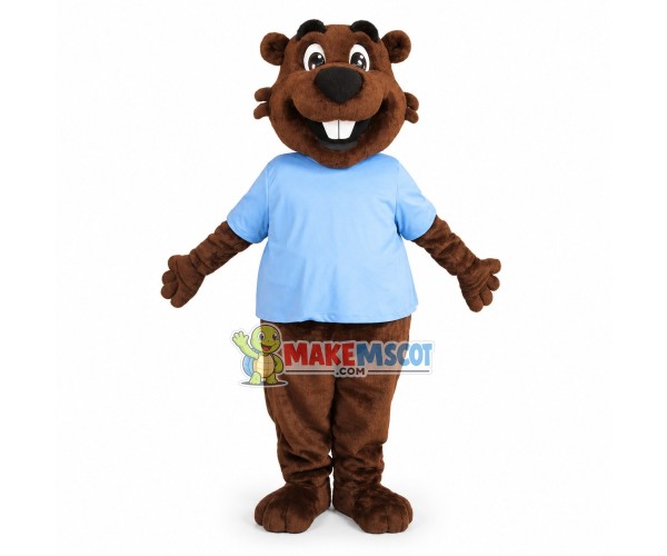 Canadian Beaver Mascot Adult Costume Canadian Beaver Mascot Adult Costume