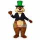 Lovely Olivier Monnard Koni Mascot Costume Lovely Olivier Monnard Koni Mascot Costume