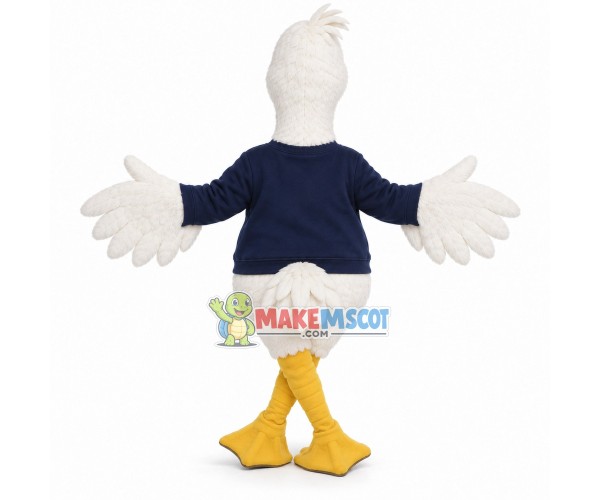 Sailor Pelican Mascot Costume Sailor Pelican Mascot Costume