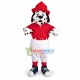 Lovely Baseball Dalmatian Dog Mascot Costume Lovely Baseball Dalmatian Dog Mascot Costume