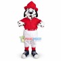 Lovely Baseball Dalmatian Dog Mascot Costume 