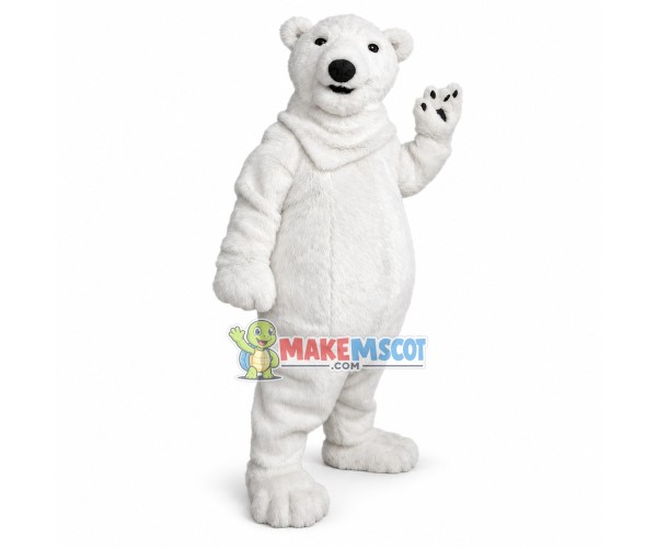Polar Bear Lightweight Mascot Costume Polar Bear Lightweight Mascot Costume