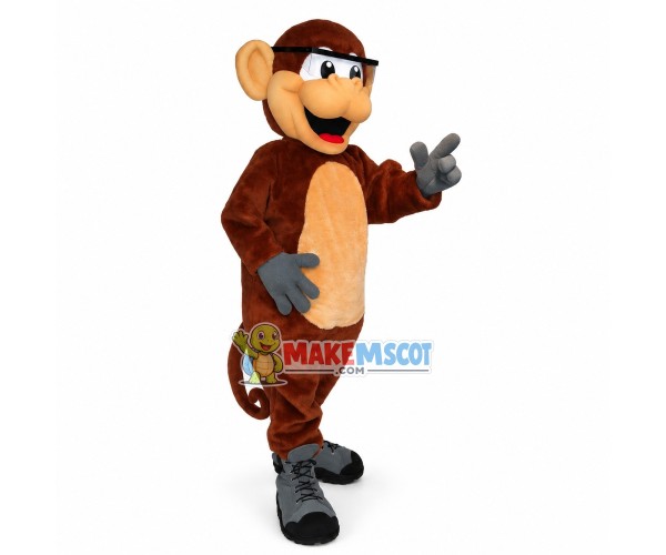 Polycon Industries Charlie the Chimp Mascot Costume Polycon Industries Charlie the Chimp Mascot Costume