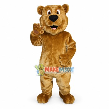 Lovely Light Brown Bear Mascot Costume Lovely Light Brown Bear Mascot Costume