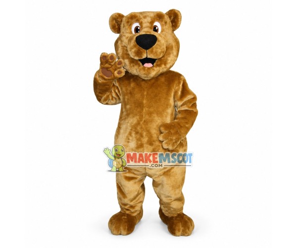 Lovely Light Brown Bear Mascot Costume Lovely Light Brown Bear Mascot Costume