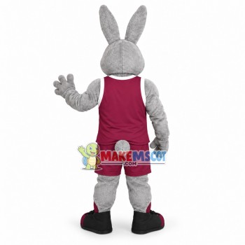 Power Gray Jackrabbits High School Mascot Costume Power Gray Jackrabbits High School Mascot Costume