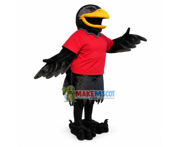 College Raven Mascot Costume College Raven Mascot Costume