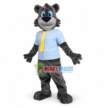 Grey Bear Mascot Costume	