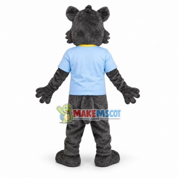 Grey Bear Mascot Costume Grey Bear Mascot Costume