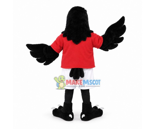 College Raven Mascot Costume College Raven Mascot Costume