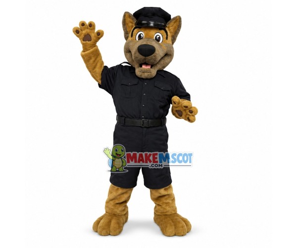 Ace the Police Dog Mascot Costume Ace the Police Dog Mascot Costume