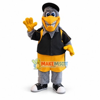 Sport Grey Hawk Mascot Costume	