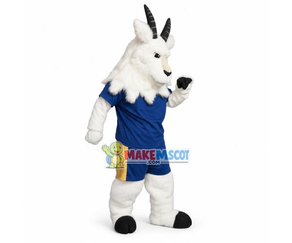 University White Goat Mascot Costume University White Goat Mascot Costume