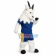 University White Goat Mascot Costume University White Goat Mascot Costume
