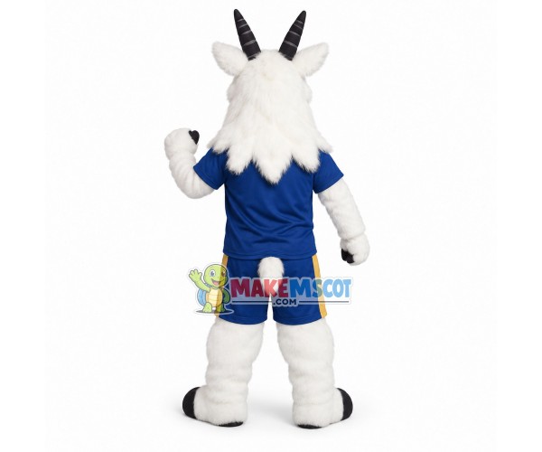University White Goat Mascot Costume University White Goat Mascot Costume