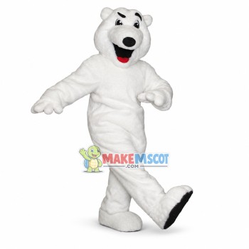 Mischievous Polar Bear Mascot Costume	