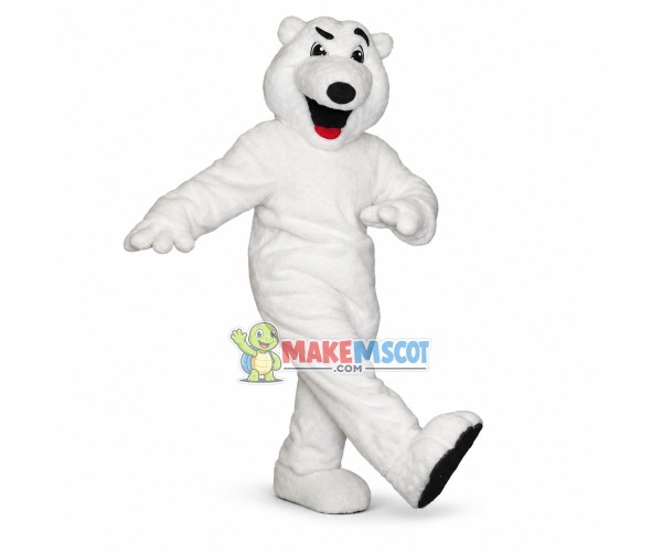 Mischievous Polar Bear Mascot Costume	