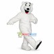 Mischievous Polar Bear Mascot Costume Mischievous Polar Bear Mascot Costume
