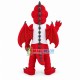 College Power Blaze the Red Dragon Mascot Costume College Power Blaze the Red Dragon Mascot Costume