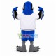 Blue Hawk School Mascot Costume	