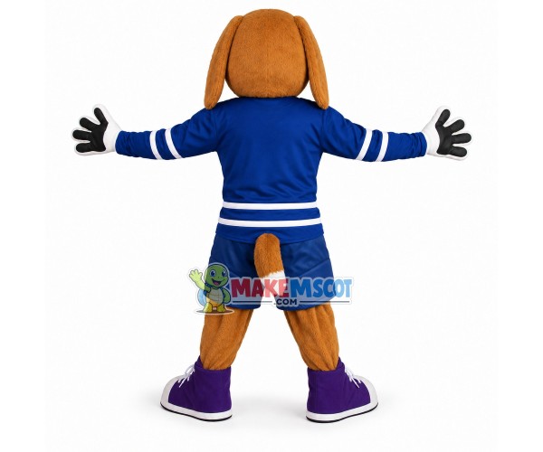 Lovely Hockey Dog Mascot Costume Lovely Hockey Dog Mascot Costume