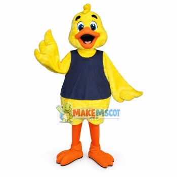 Croaking Duck Mascot Adult Costume Croaking Duck Mascot Adult Costume
