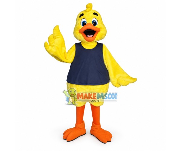 Croaking Duck Mascot Adult Costume Croaking Duck Mascot Adult Costume