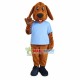 Lovely Brown Hound Dog Mascot Adult Costume Lovely Brown Hound Dog Mascot Adult Costume