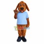 Lovely Brown Hound Dog Mascot Adult Costume 