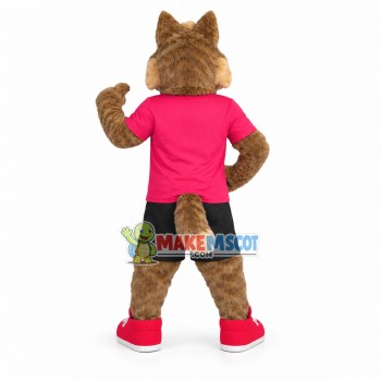 Lovely Coyote Mascot Adult Costume Lovely Coyote Mascot Adult Costume