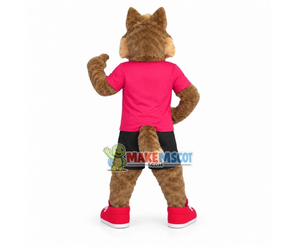 Lovely Coyote Mascot Adult Costume Lovely Coyote Mascot Adult Costume